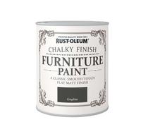 Rust-Oleum Graphite Chalky Effect Matt Furniture Paint, 125Ml