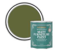Rust-Oleum Green Furniture Paint in Matt Finish - Jasper 750ml