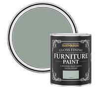 Rust-Oleum Green Furniture & Skirting Board Paint in Gloss Finish - Leaplish 750ml