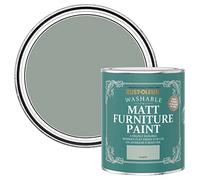 Rust-Oleum Green Furniture & Skirting Board Paint in Matt Finish - Leaplish 750ml