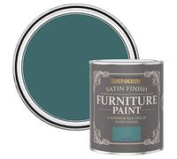 Rust-Oleum Green Furniture & Skirting Board Paint in Satin Finish - Peacock Suit 750ml
