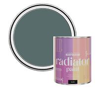 Rust-Oleum Green Heat Resistant Radiator Paint in Gloss Finish - Deep Sea 750ml