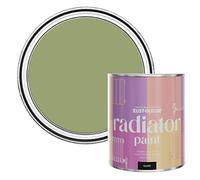 Rust-Oleum Green Heat Resistant Radiator Paint in Gloss Finish - Familiar Ground 750ml