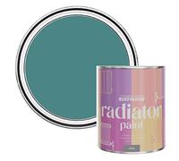 Rust-Oleum Green Heat Resistant Radiator Paint in Satin Finish - Peacock Suit 750ml