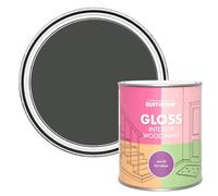 Rust-Oleum Green Interior Wood Paint in Gloss Finish - After Dinner 750ml