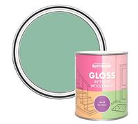 Rust-Oleum Green Interior Wood Paint in Gloss Finish - Wanderlust 750ml