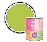 Rust-Oleum Green Interior Wood Paint in Matt Finish - Key Lime 750ml