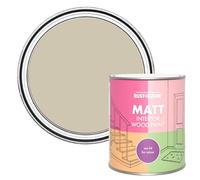 Rust-Oleum Green Interior Wood Paint in Matt Finish - Silver Sage 750ml