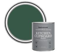 Rust-Oleum Green Kitchen Cupboard Paint in Gloss Finish - The Pinewoods 750ml