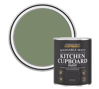 Rust-Oleum Green Kitchen Cupboard Paint in Matt Finish - All Green 750ml