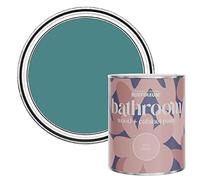 Rust-Oleum Green Moisture Resistant Bathroom Wood and Cabinet Paint in Matt Finish - PEACOCK SUIT 750ML
