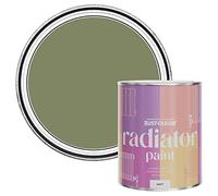 Rust-Oleum Green Radiator Paint in Matt Finish - Familiar Ground 750ml
