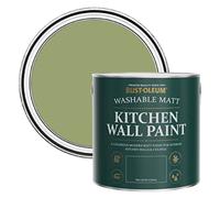 Rust-Oleum Green Washable Kitchen Wall Paint in Matt Finish - Familiar Ground 2.5L