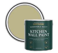 Rust-Oleum Green Washable Kitchen Wall Paint in Matt Finish - Sage Green 2.5L