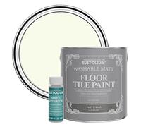 Rust-Oleum Green Washable Matt Floor Tile Paint - Apple Blossom 2.5L