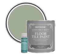 Rust-Oleum Green Washable Matt Floor Tile Paint - Bramwell 2.5L