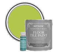 Rust-Oleum Key Lime Washable Matt Floor Tile Paint 2.5L