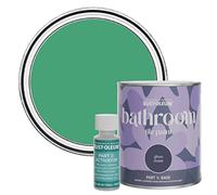 Rust-Oleum Green Water-Resistant Bathroom Tile Paint in Gloss Finish - Emerald 750ml
