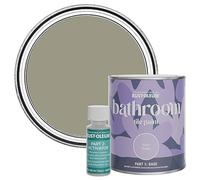 Rust-Oleum Green Water-Resistant Bathroom Tile Paint in Matt Finish - Grounded 750ml
