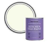 Rust-Oleum Green Water-Resistant Kitchen Tile Paint in Gloss Finish - Apple Blossom 750ml