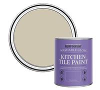 Rust-Oleum Green Water-Resistant Kitchen Tile Paint in Gloss Finish - Silver Sage 750ml