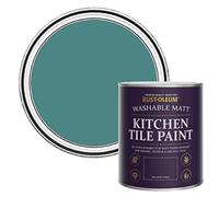 Rust-Oleum Peacock Suit Matt Kitchen Tile Paint 750Ml