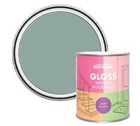 Rust-Oleum Blue Interior Wood Paint in Gloss Finish - Gresham Blue 750ml