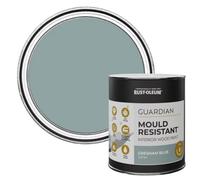 Rust-Oleum Blue Guardian Mould Resistant Interior Wood Paint in Satin Finish - Gresham Blue 750ml