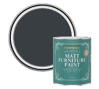 Rust-Oleum Grey Furniture & Skirting Board Paint in Matt Finish - Anthracite (RAL 7016) 750ml