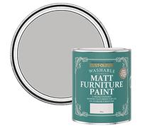 Rust-Oleum Grey Furniture & Skirting Board Paint in Matt Finish - Fleur 750ml