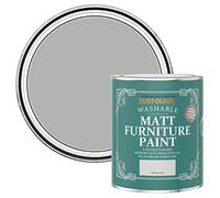 Rust-Oleum Grey Furniture & Skirting Board Paint in Matt Finish - Library Grey 750ml