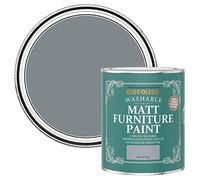 Rust-Oleum Grey Furniture & Skirting Board Paint in Matt Finish - Mineral Grey 750ml