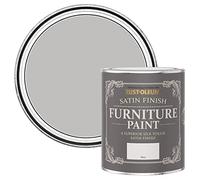 Rust-Oleum Grey Furniture & Skirting Board Paint in Satin Finish - Fleur 750ml