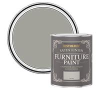 Rust-Oleum Grey Furniture & Skirting Board Paint in Satin Finish - Tyne Fog 750ml