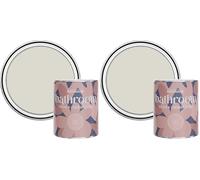 Rust-Oleum Grey Moisture Resistant Bathroom Wood and Cabinet Paint in Matt Finish - MOCHA 750ML (Pack of 2)