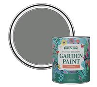 Rust-Oleum Grey Mould-Resistant Garden Paint In Satin Finish - Torch Grey 750ml