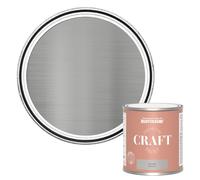Rust-Oleum Grey Premium Craft Paint - Silver 250ml