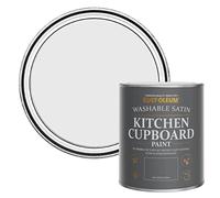 Rust-Oleum Grey Scrubbable Kitchen Cupboard Paint in Satin Finish - Monaco Mist 750ml