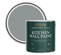 Rust-Oleum Grey Washable Kitchen Wall Paint in Matt Finish - Mid-Anthracite 2.5L
