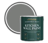 Rust-Oleum Grey Washable Kitchen Wall Paint in Matt Finish - Torch Grey 2.5L