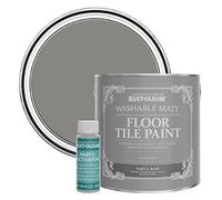 Rust-Oleum Grey Washable Matt Floor Tile Paint - Art School 2.5L