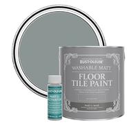 Rust-Oleum Grey Washable Matt Floor Tile Paint - Slate 2.5L