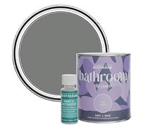 Rust-Oleum Grey Water-Resistant Bathroom Tile Paint in Matt Finish - Torch Grey 750ml