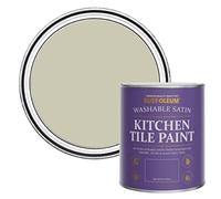 Rust-Oleum Grey water resistant Kitchen Tile Paint in Satin Finish - Half Light 750ml