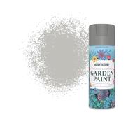 Rust-Oleum Grey Weather, Mould and Algae Resistant Garden Spray Paint Aerosol in Matt Finish - Flint 400ml