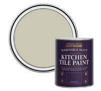 Rust-Oleum Grey water resistant Kitchen Tile Paint in Matt Finish - Half Light 750ml