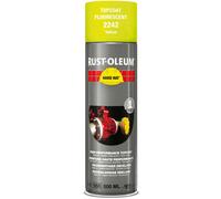 Rust Oleum Hard Hat Fluorescent Spray Paint Yellow 500ml