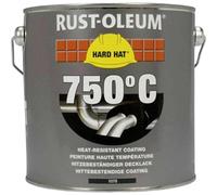 Rust-Oleum Hard Hat Heat Resistant Paint Aluminium 750ml