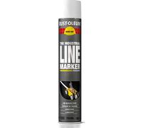 Rust Oleum Hard Hat Line Marking Spray Paint White 750ml