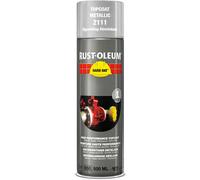 Rust Oleum Hard Hat Metal Metallic Spray Paint Sparkling Aluminium 500ml